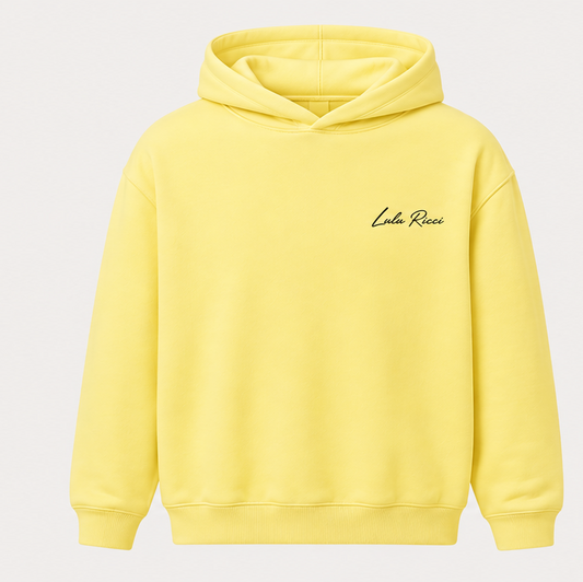 LuluRicci Hoodie Yellow